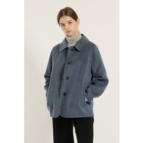 [여주점] 싱글 브레스트 핸드메이드 하프 코트 B5D9H872