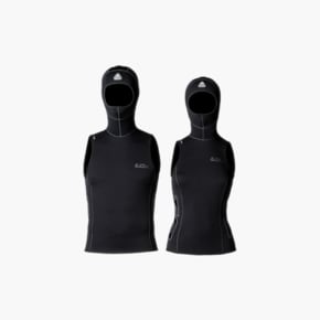 [워터푸르프, WATERPROOF] U1 2mm UNDERVEST (후드 일체), 후드 조끼