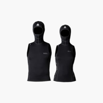  [워터푸르프, WATERPROOF] U1 2mm UNDERVEST (후드 일체), 후드 조끼