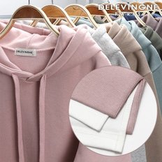 클레흐 레이어드 기모 후드티 M~4XL 빅사이즈 티셔츠 남여공용 커플티 무지티