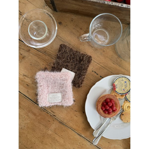 코지부클 컵받침 티코스터 패브릭코스터 홈카페