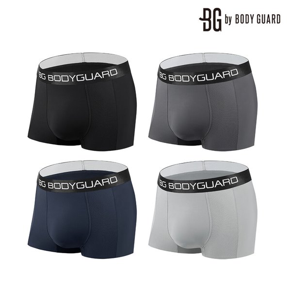 남성 에어메쉬 기능성 드로즈 4종 세트