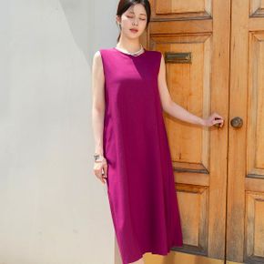 레비아 린넨 벨트 플레어 원피스_P424981779