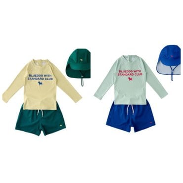 블루독 25SS신상품 BL)에센설립수영복 SET (25940-620-04)