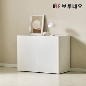 [착불]뮤센 800 2단 낮은 거실장 깊은