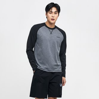 배럴 (20%off)[배럴] 맨 노티컬 넥스티치 릴렉스핏 래쉬가드 그레이 (B4SMWRG107GRY)