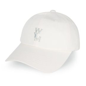 24 S/S 우영미 남성 WYM 오로라 엠보싱 로고 볼캡(화이트) W241AC51662W 75474351