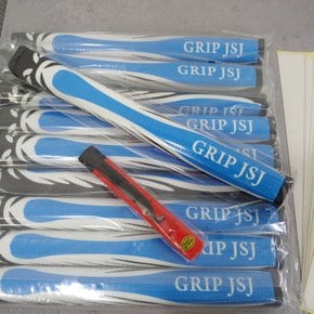 무상품질보증 대송 GRIP JSJ 화이트블루 피스톨 1.0 초경량 퍼터그립 10개세트