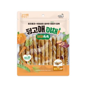 딩고애야채 야채쏙쏙 딩고스틱 황태 S/24P