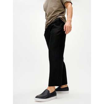 핏플랍 [삼성물산공식] 남성 크래프트Q 남성 텀블드 레더 목 로퍼  블랙 (FT61K1L065)