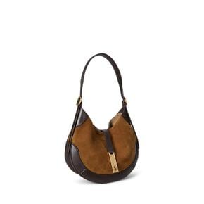 여성 폴로 ID 스웨이드 레더 스몰 숄더백(WAPOBAG02V20170200)