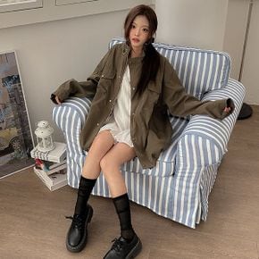 오버핏 빈티지 야상 점퍼 ou 4208c_P438421083