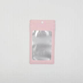 포장용 핑크 반투명 컬러 지퍼백(8cm X 14cm) (S13977498)