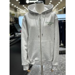 [제주점] STUDIO STITCHED BIG LOGO ZIP-UP HOODIE-MELANGE GREY-G4SHD102