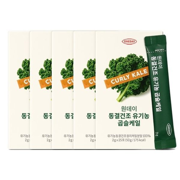 원데이 동결건조 유기농 곱슬케일 5박스