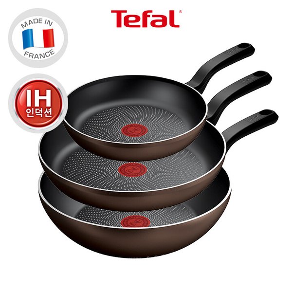 [프랑스 신제품 ]테팔 인덕션 라이트쿡 3종(팬24+팬28+웍28)
