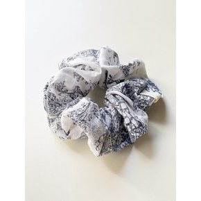 French Etoile Scrunchie [Grey]