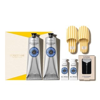 록시땅 [기프트][단독] 시어 버터 핸드 크림 150ml 듀오 세트(+디럭스 2종+매직키+룸슈즈)