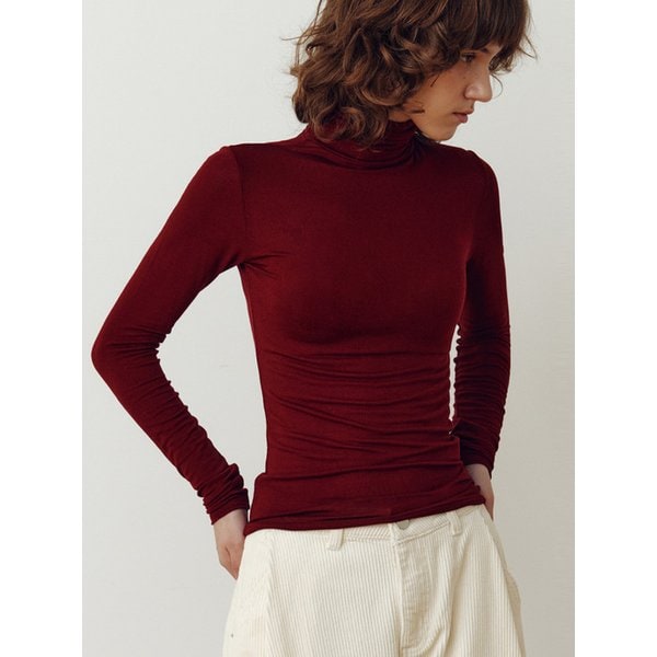 Sheer Turtleneck T-shirt_EEFSH79_8color