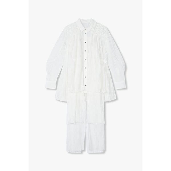 개더드 롱 슬리브 셔츠 EN15107018000