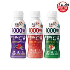 요플레 닥터캡슐 1000배 3종 130ml 12개 18개 24개 /사과 플레인 베리믹스 택