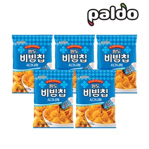 팔도 비빔칩 스낵 시그니처 80g x 5개