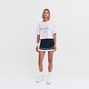 [23SS 30% ▼] W 사바티니 밑단배색 스웨터 스커트 (NYS)