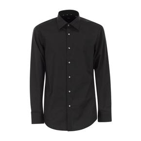 25FW 보스 긴팔 셔츠 50469345 001 BLACK