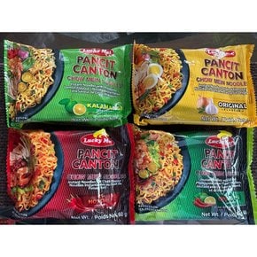 LUCKY ME PANCIT CANTON CHILIMANSI 인스턴트 팬시트 캔톤(야키소바) 칠리맨시 맛 60g 10개 세트