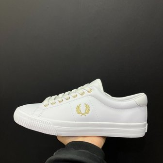 smarket FRED PERRY B4343 WHITE METALLIC GOLD_200