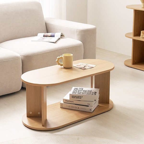 소리아 1단 다용도 장식장 진열 선반장