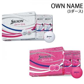 5776136 오운 네임 전용 던롭 레이디스 SRIXON SOFT FEEL LADY 스릭슨 소프 TA3472533