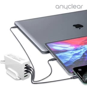 스마트 USB 멀티 고속 충전기 PD 퀵차지 60W 고속멀티충전기 급속  ZX-5U01T