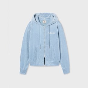 Velour Embroidery Hood Zip-up WHMZF4V21F