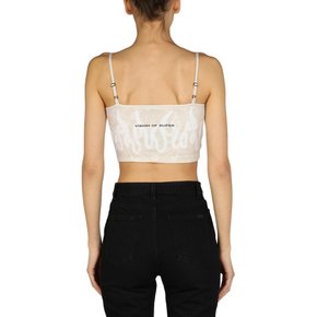 [해외배송] 22 S/S 비전 오브 슈퍼 PAILSEY 패턴 크롭 탑 VSD00207ST_BEIGE B0040180259