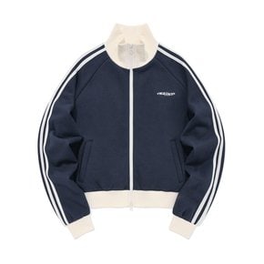 SP CIRCLE LOGO  LINE TRACK JACKET-NAVY