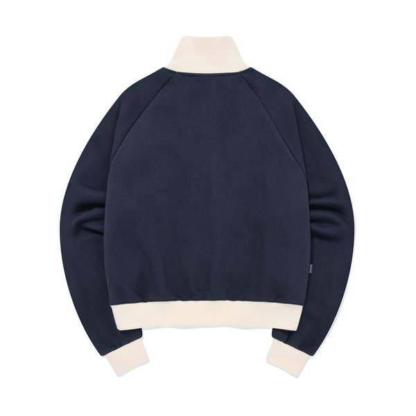 SP CIRCLE LOGO  LINE TRACK JACKET-NAVY