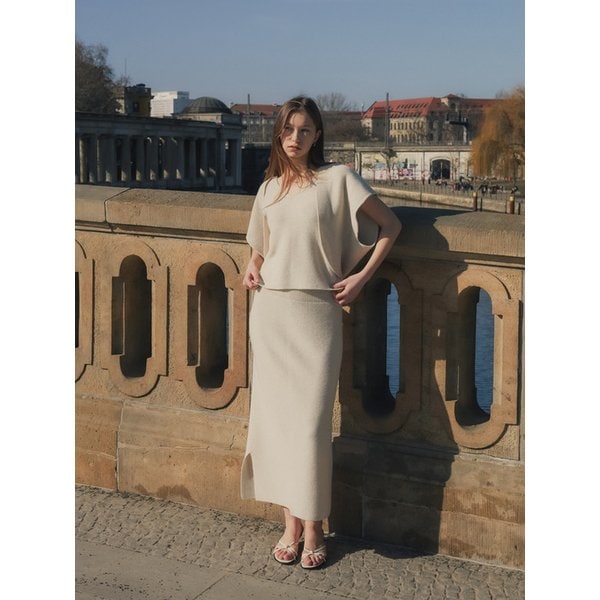 S/S플레 셋업 니트 가디건 (2colors)