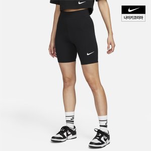 나이키 우먼스 나이키 스포츠웨어 클래식 하이웨이스트 8인치 바이커 쇼츠 NIKE DV7798-010