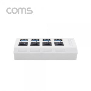 엠지솔루션 [BT772]Coms USB 3.0 4포트 허브(무전원/개별 스위치)