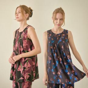 (신세계단독)라페어 인견100 핀턱 셋업 2세트