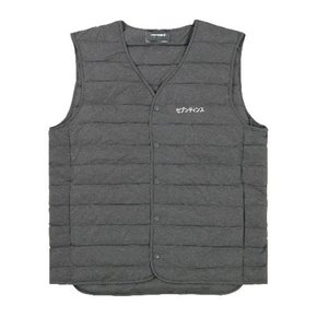 SEVENTEENTH DUCK DOWN ULTRA LIGHT VEST - GRAY