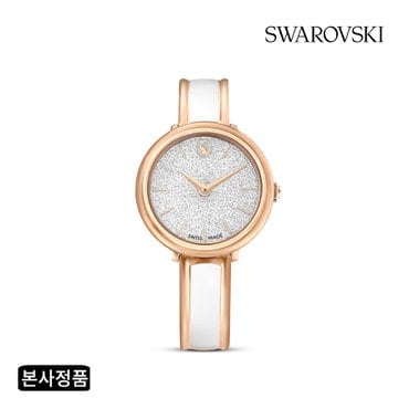 스와로브스키 [본사정품/쇼핑백증정] Crystalline Bangle 로즈 골드 톤 시계 5689324