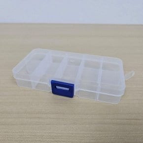 ( )10칸 플라스틱 케이스 정리함 비즈 칸막이상자 소품 투명 보관함 케이스 수납함 플라스틱통