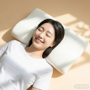 메모리폼 경추베개 거북목 일자목 목이편한 기능성 숙면 베개