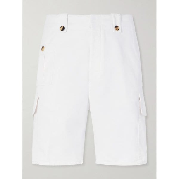 브루넬로쿠치넬리 스트레이트 레그 코튼 트윌 카고 쇼츠 46376663163018856