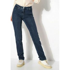 4393493 TONI MIT FIGURFORMENDEM EFFEKT - Slim fit jeans mid blue used