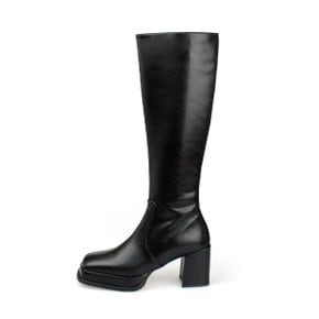 Sofia Square Toe Long Boots_B3810_BK