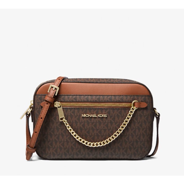 Jet Set 라지 로고 크로스바디 백 35S1GTTC9B