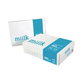 한국복사용지-밀크A3/80g/250매x5권